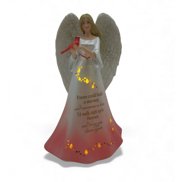 THOMAS KINKADE If Tears Could Build A Stairway Light of Love Angel Memorial - Picture 4 of 12